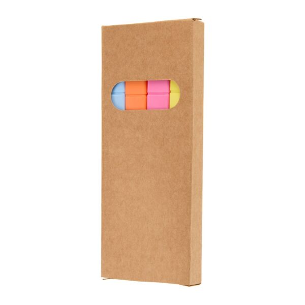 4-Piece Square Recycled Highlighter Set Thumbnail