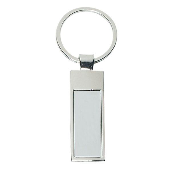 Rectangle Metal Key Tag Thumbnail