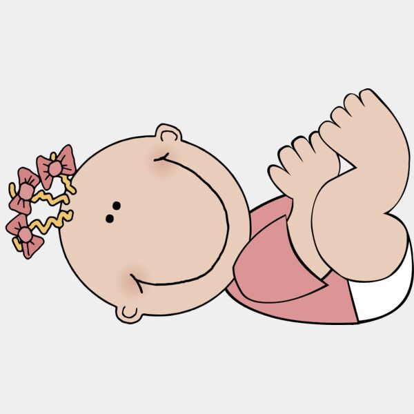 Baby Girl Lying Thumbnail