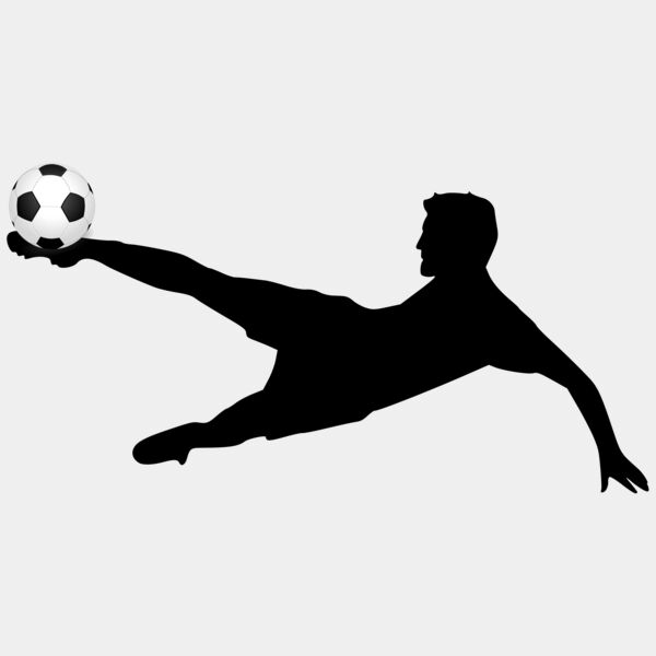 Soccer Player Kicking Thumbnail