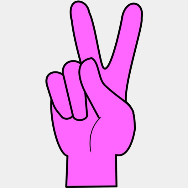 Peace  Rose Pink   Black  Thumbnail