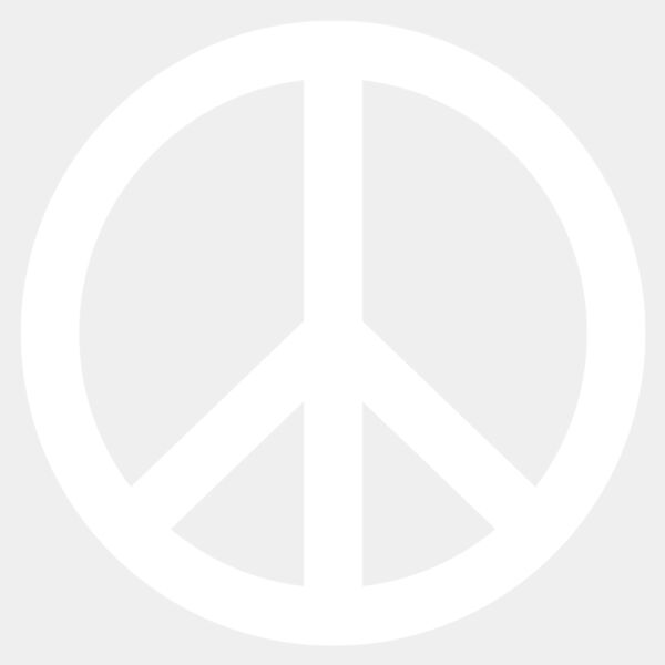 Peace Sign  White  Thumbnail