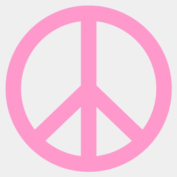 Peace Sign  Pink  Thumbnail