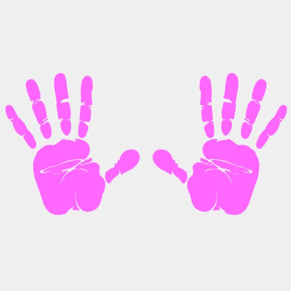 Hand Prints  Rose Pink  Thumbnail