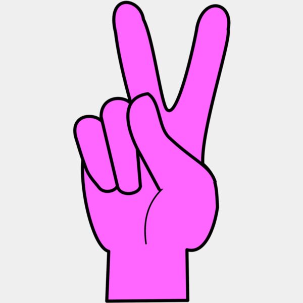 Peace  Magenta   Black  Thumbnail