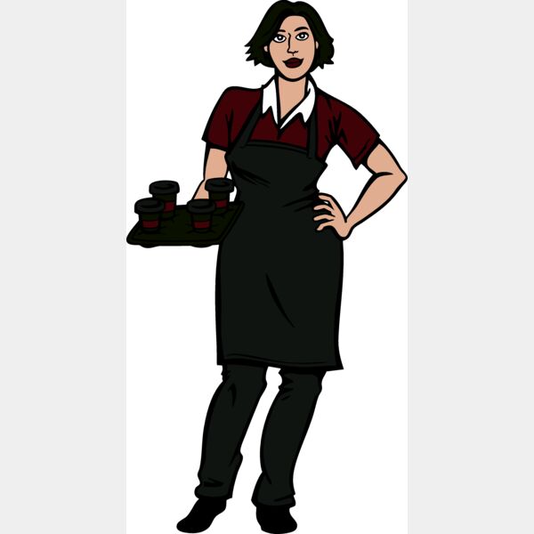 waitressM010 eps Thumbnail