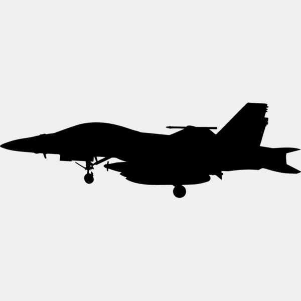 Fighter Jet Silhouette13 Thumbnail