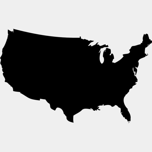 USA Map Silhouette1 Thumbnail
