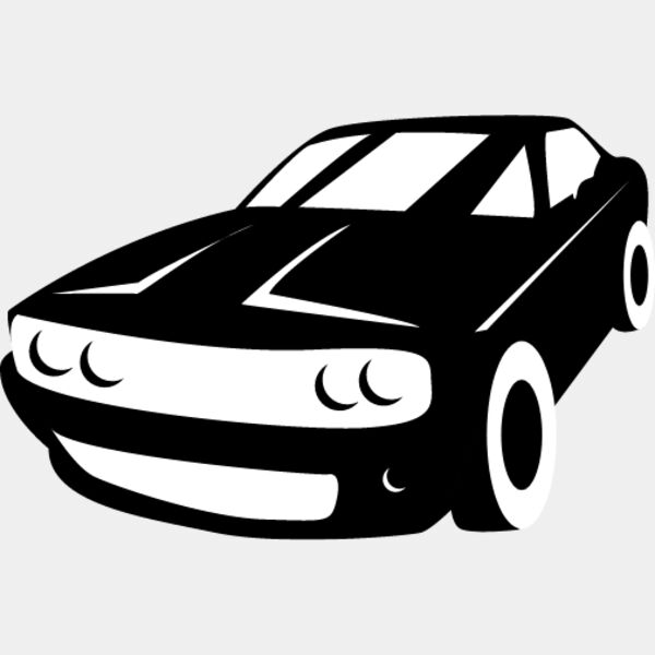 Muscle Car Silhouette3 Thumbnail