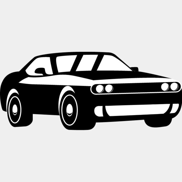 Muscle Car Silhouette1 Thumbnail
