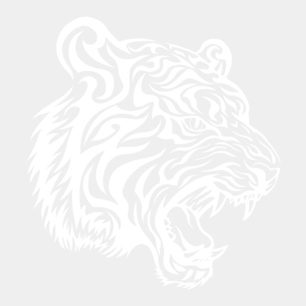 Tiger Face  white  Thumbnail