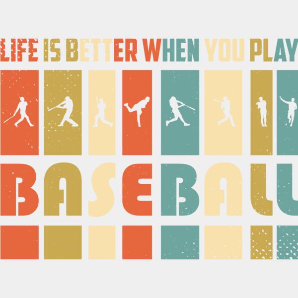 Life Is Better With Baseball Thumbnail