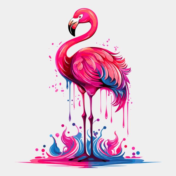 Colorful Flamingo Thumbnail