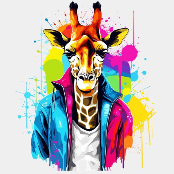 Colorful Giraffe Thumbnail