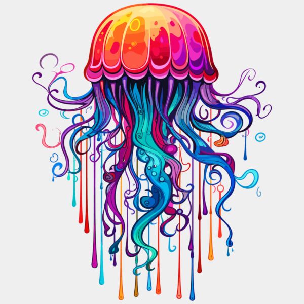 Colorful Jellyfish Thumbnail
