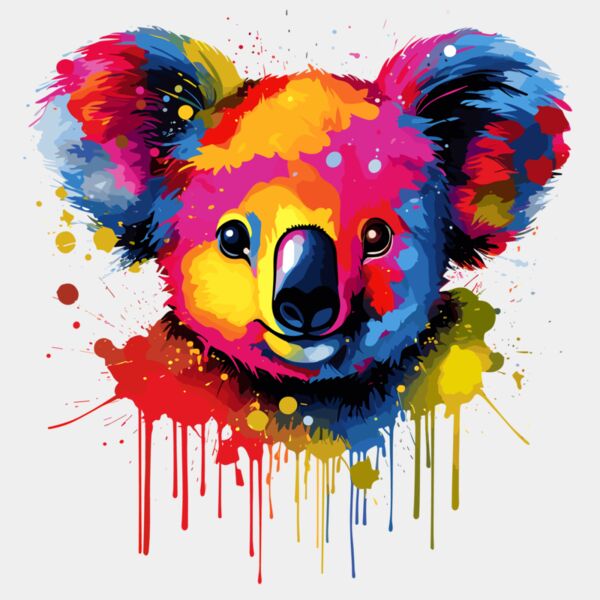 Colorful Koala Bear Thumbnail