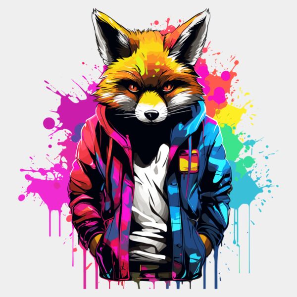Colorful Fox Thumbnail