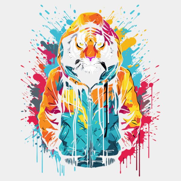 Colorful Cool Tiger Thumbnail