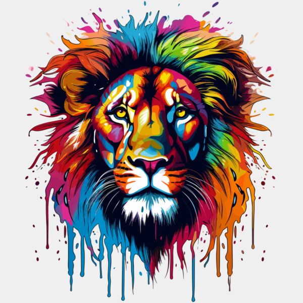 Colorful Lion Thumbnail