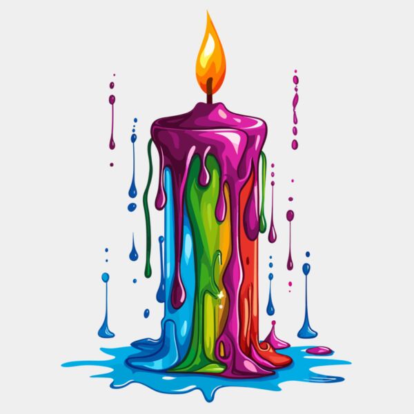 Colorful Candle Thumbnail