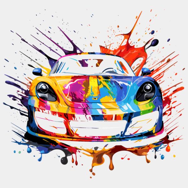 Colorful Sports Car Thumbnail
