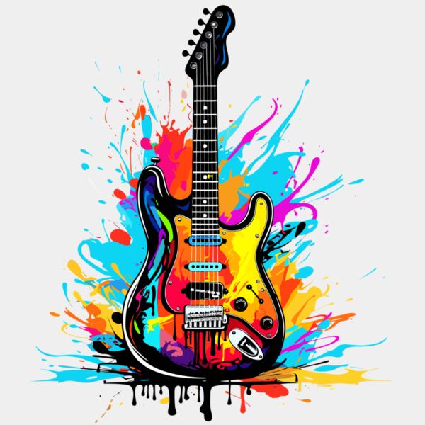 Colorful Guitar Thumbnail