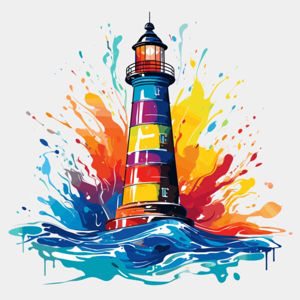 Colorful Lighthouse Thumbnail