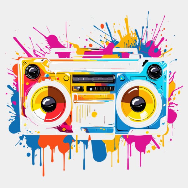 Colorful Boombox Thumbnail