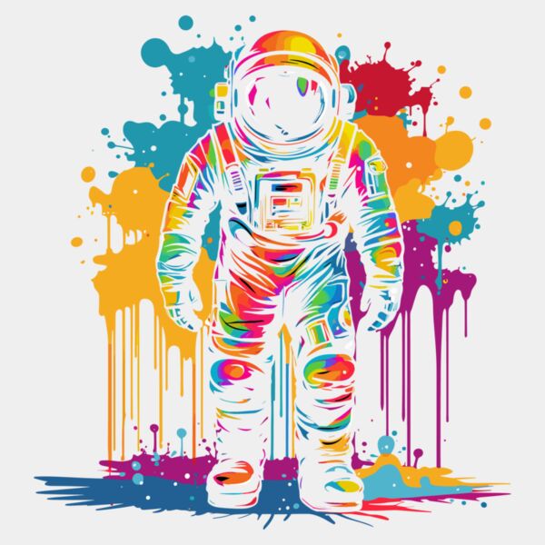 Colorful Astronaut Thumbnail