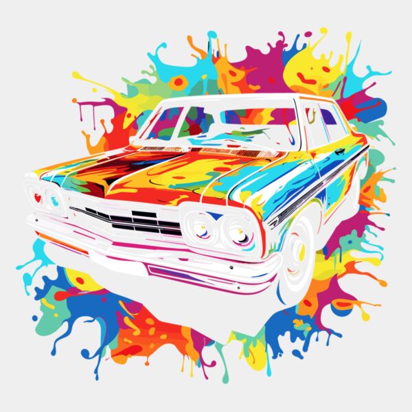 Colorful Classic Car Thumbnail