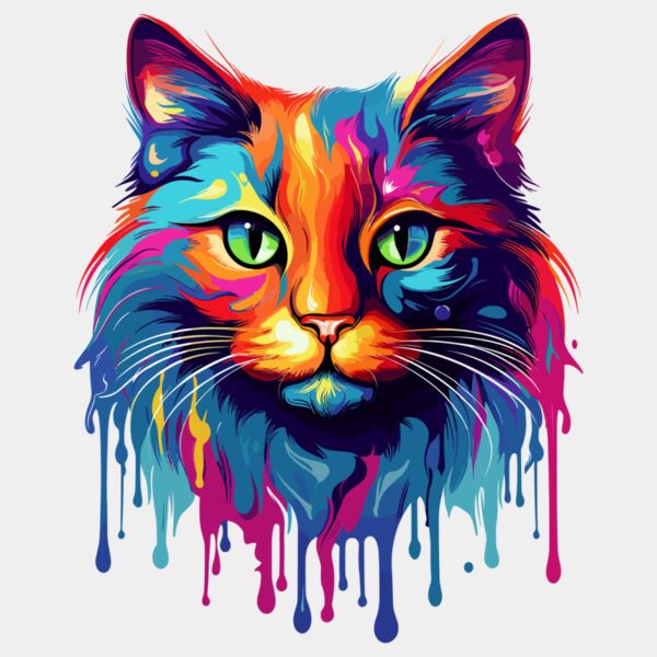 Colorful Cat Thumbnail