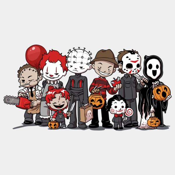 Cartoon Horror Friends Thumbnail